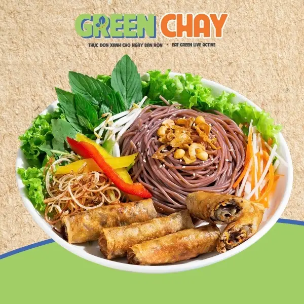 Bún nem Hà Nội chay - 61.000 ₫ tại Green Chay - Cơm Chay Và Bún Chay - Hồ Con Rùa