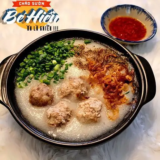 Cháo thịt bằm vo viên - 55.000 ₫ tại Cháo Sườn Bé Hiền - Súp Cua & Bún Bò - Nguyễn Xí