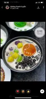 Hình ảnh Chè Khoai Dẻo Sương Sáo Bánh Flan