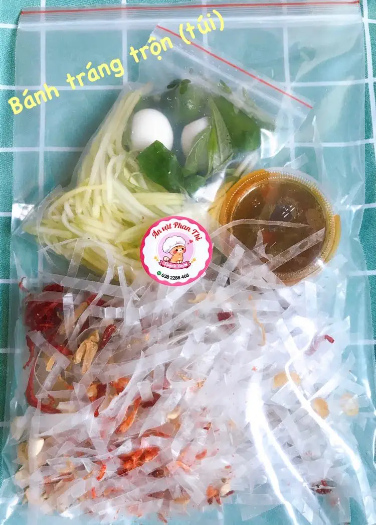 Hình ảnh Bánh tráng trộn - chưa trộn