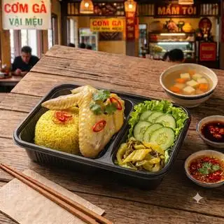 Hình ảnh Cơm Gà - Cánh Luộc (Vừa Vặn)