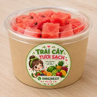 Hình ảnh dưa hấu gọt sẵn 