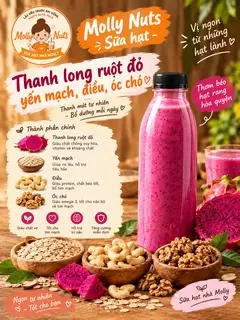 Hình ảnh Sữa hạt mix Thanh long