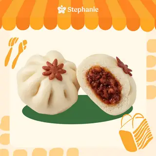 Hình ảnh Hộp 4 bánh bao xá xíu Stephanie - 320gr