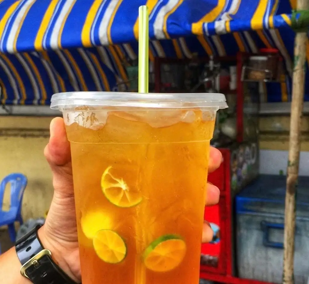 Trà tắc Thái đỏ - 25.000 ₫ tại Bún Chả Hà Nội - Cô Bích - Man Thiện