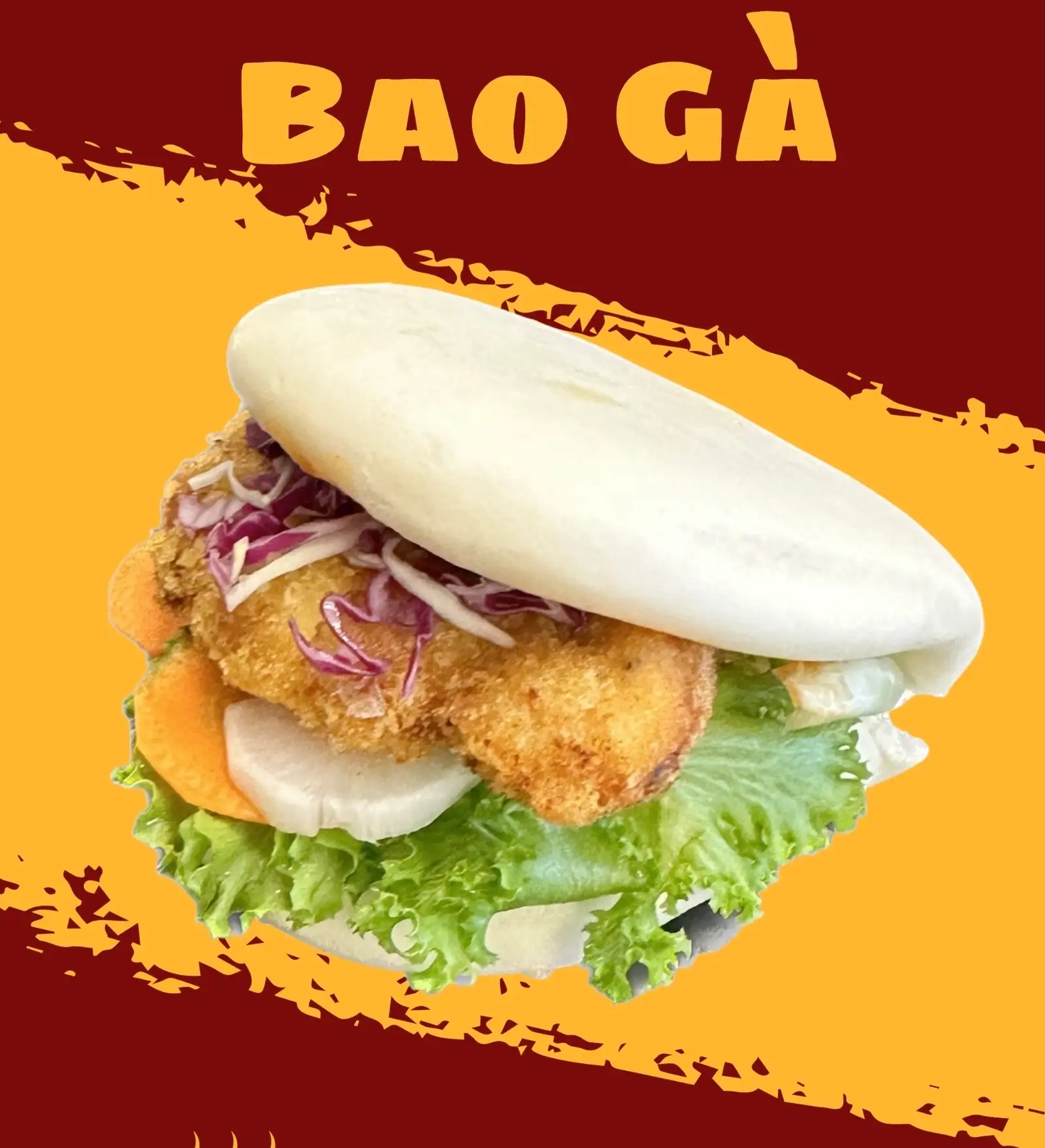 Bao Gà - 42.000 ₫ tại DN Kitchen - Bánh Bao Kẹp - Cách Mạng Tháng 8