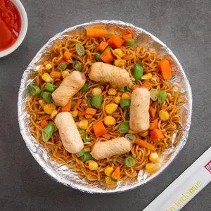 Hình ảnh Mì trộn mực xoắn