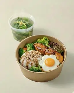 Hình ảnh Combo cơm cá hồi bỏ lò sốt Nomnae