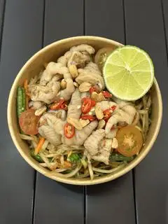 Hình ảnh Gỏi Đu Đu Thái Lan Chân Gà 