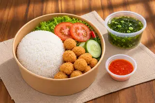 Hình ảnh Cơm Gà Viên + Canh