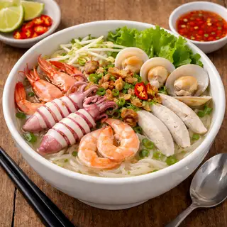 Mỳ tươi hải sản - 95.000 ₫ tại Hủ Tiếu Mực Hương Giang - Lê Văn Lương