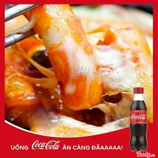 Hình ảnh Tokbokki Phủ Phomai + Coca