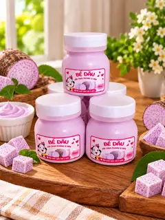Hình ảnh Sữa chua phomai vị khoai môn sét 5 hũ