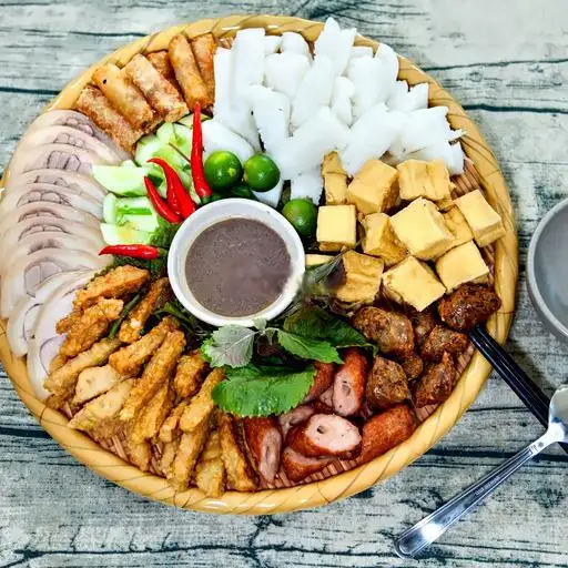 Hình ảnh Bún đậu thập cẩm 3 người ăn