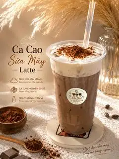 Hình ảnh Ca Cao Sữa mây latte size M (500nl)