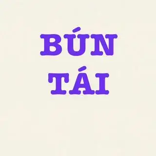 BÚN - TÁI (THỊT BÒ NÓNG) - 75.000 ₫ tại Quán Chabusa - Bún Bò & Nước Trái Cây - Đường Số 3