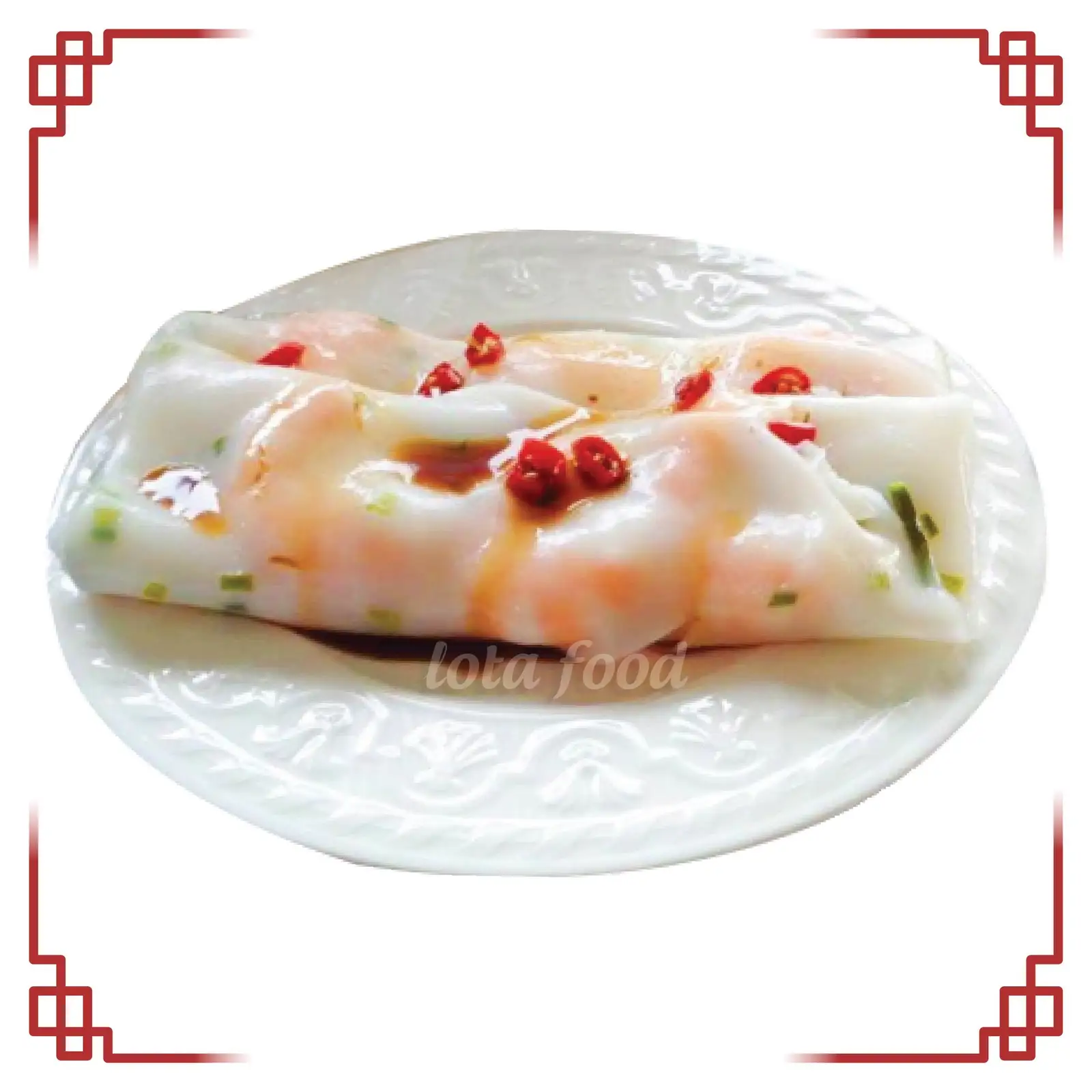 Bánh cuốn tôm sò điệp - 02 cái - Seafood roll cake - 02 pcs - 35.000 ₫ tại Lota Food - Há Cảo & Xíu Mại - Bạch Đằng