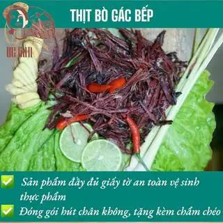 Hình ảnh THỊT BÒ GÁC BẾP TÂY BẮC 1KG Tặng Kèm Chẳm Chéo