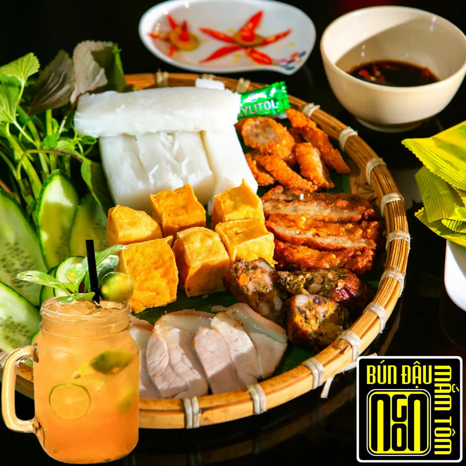 Combo MêLy (1 Người + Trà Tắc) - 90.000 ₫ tại Bún Đậu Mắm Tôm NGON - Bà Điểm