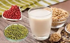 Hình ảnh Sữa hạt mix đậu xanh - đỏ - nành