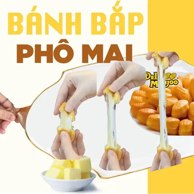 1 Bịch 6 Cái Bánh Bắp Nhân Phô Mai - 39.000 ₫ tại Bánh Mì Que Pháp & Bánh Bắp Hàn Quốc - Tops Market Âu Cơ