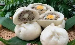 Bánh bao 2 trứng cút và thịt - 29.000 ₫ tại Bánh Mì Hà Nội Hưng Thuý - 363 Hưng Phú 