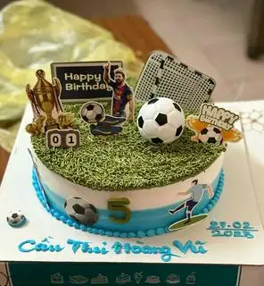 Hình ảnh bánh đội bóng size nhỏ