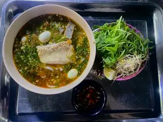 Hình ảnh Bánh canh cá lóc đầy đủ