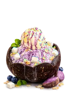 Ube bingsu - 250.000 ₫ tại Lotto Bingsu Cafe & Dessert - Đường Số 12