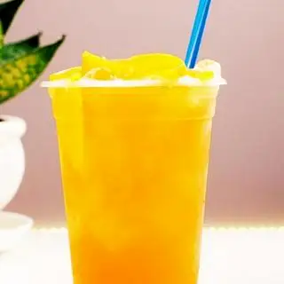 Cam Ép Ly lớn  - 20.000 ₫ tại Ăn Vặt Người Không Chân - Mì Trộn Thập Cẩm & Trứng Cuộn Xúc Xích Đức Lắc Phô Mai - Trần Xuân Soạn