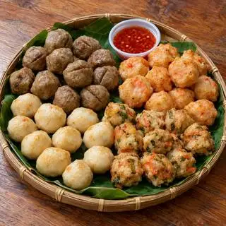 Hình ảnh Mẹt viên chiên thập cẩm to