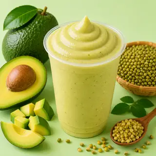 Hình ảnh Bơ + Đậu xanh