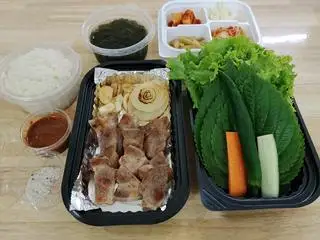 Hình ảnh Set cơm thịt cổ heo nướng 150g