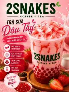 Hình ảnh Trà Sữa Dâu Tây