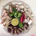 Hình ảnh Đĩa lòng đầy đủ 3 người ăn
