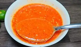 Hình ảnh nước chấm muối ớt đỏ