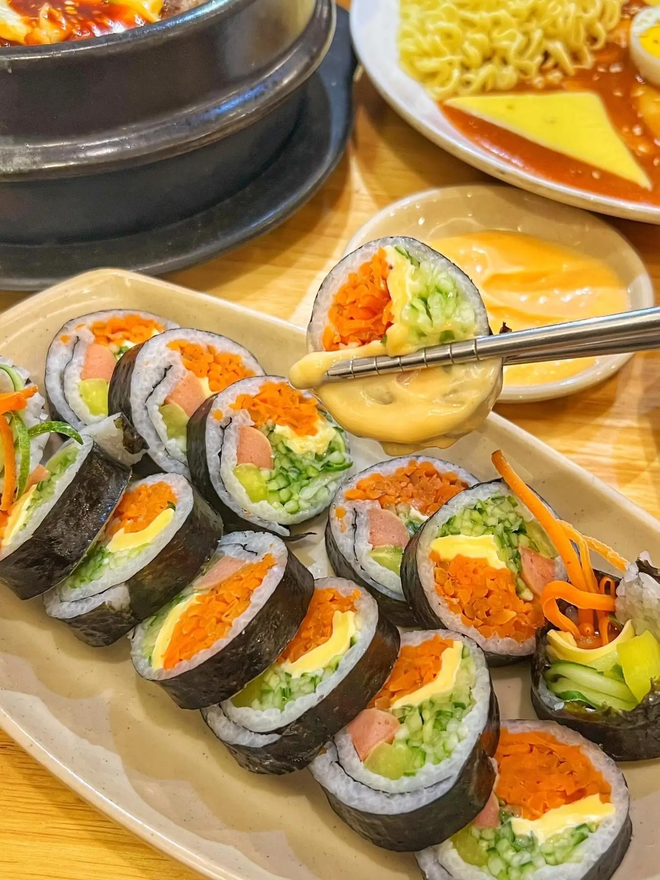 Hình ảnh Kimbap truyền thống 1 cuộn