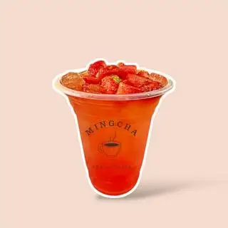 Hình ảnh Trà Dâu Tây Ly Khổng Lồ 800ml