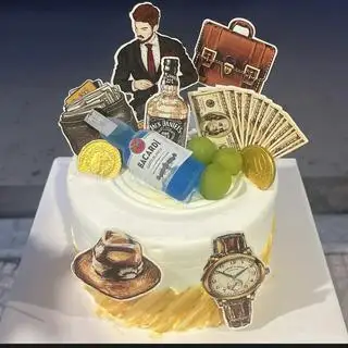 Hình ảnh bánh kem sz16cm cho nam 