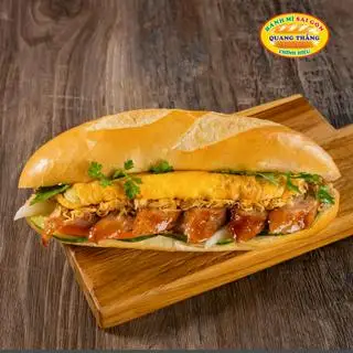 Hình ảnh Bánh Mì Nem Nướng + Trứng - Best Seller