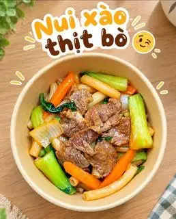 Hình ảnh Nui xào bò
