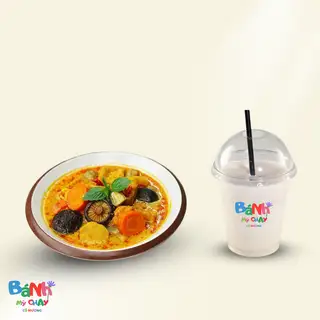 Combo Cà Ri Chay (kèm Bánh Mì ) + Tặng Sữa Đậu Nành - 70.000 ₫ tại BÁNH MÌ CHAY, CƠM TẤM CHAY & CÁC MÓN CHAY CÔ HƯƠNG - Lê Đức Thọ