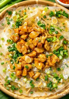 Hình ảnh Bánh tráng mỡ hành 