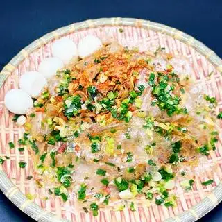 Hình ảnh Bánh Tráng Trộn Mỡ Hành Tép Xào