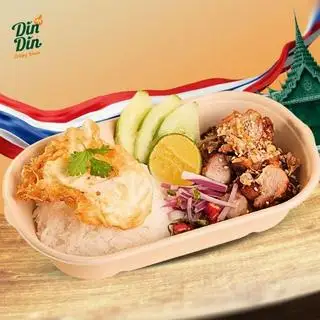 Hình ảnh Cơm Ba Rọi Chiên 2 Món + Canh Rong Biển 