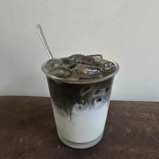 Hình ảnh Houjicha Latte - Sữa Meiji