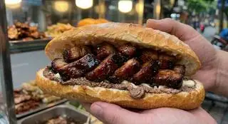 Hình ảnh bánh mì pate xíu nhừ 
