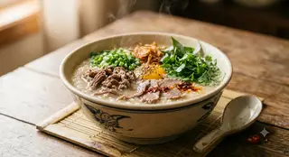 Hình ảnh Cháo bò băm 