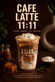 Hình ảnh Cafe latte 11:11