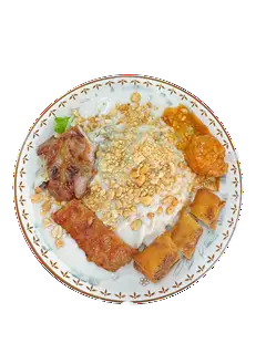 Bánh tằm bì nước cốt dừa full topping - 85.000 ₫ tại Trung - Bánh Tằm Bì & Bún Thịt Nướng - Ngô Thị Thu Minh